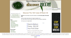 Desktop Screenshot of discoverneem.com